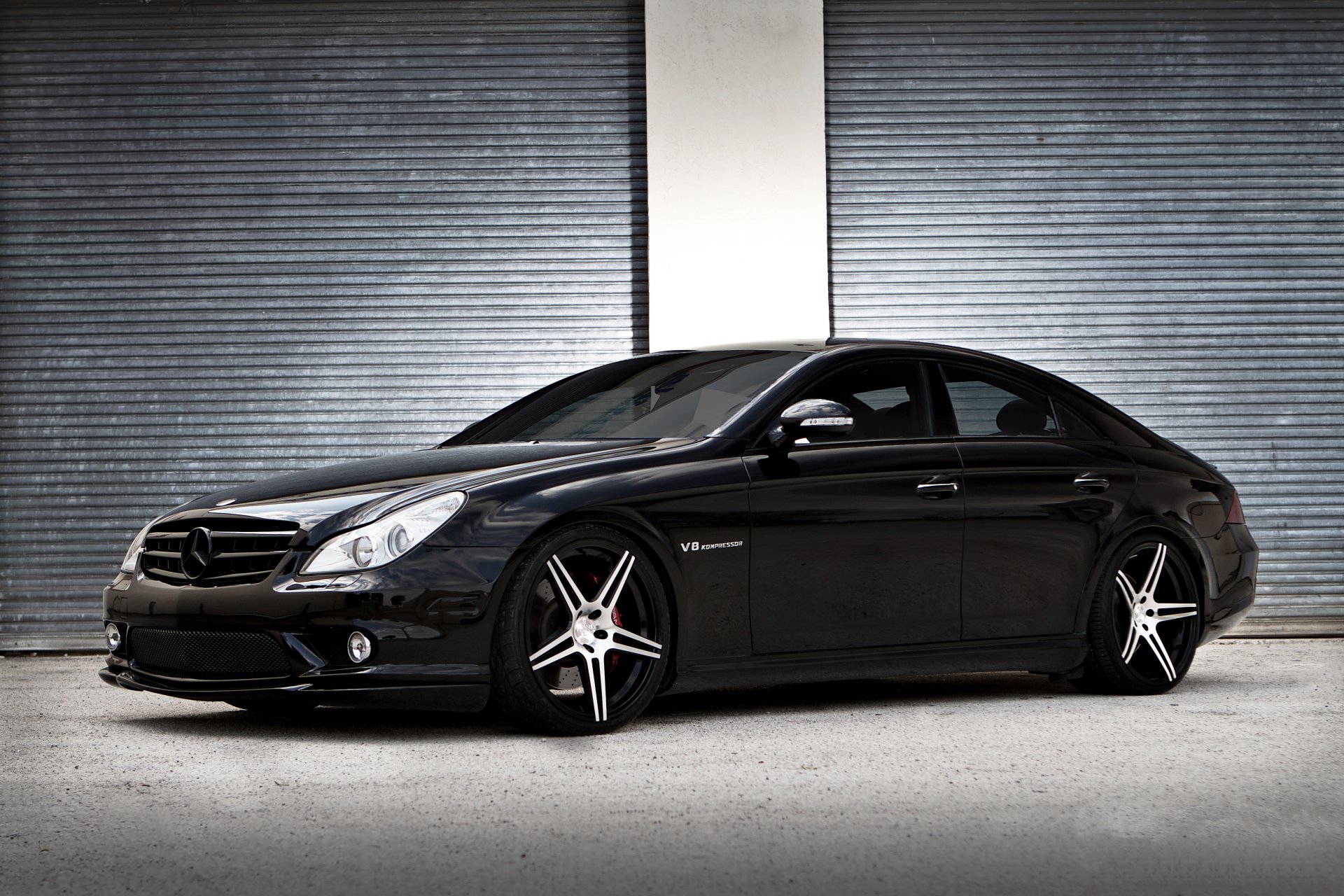 mercedes cls 55 черный