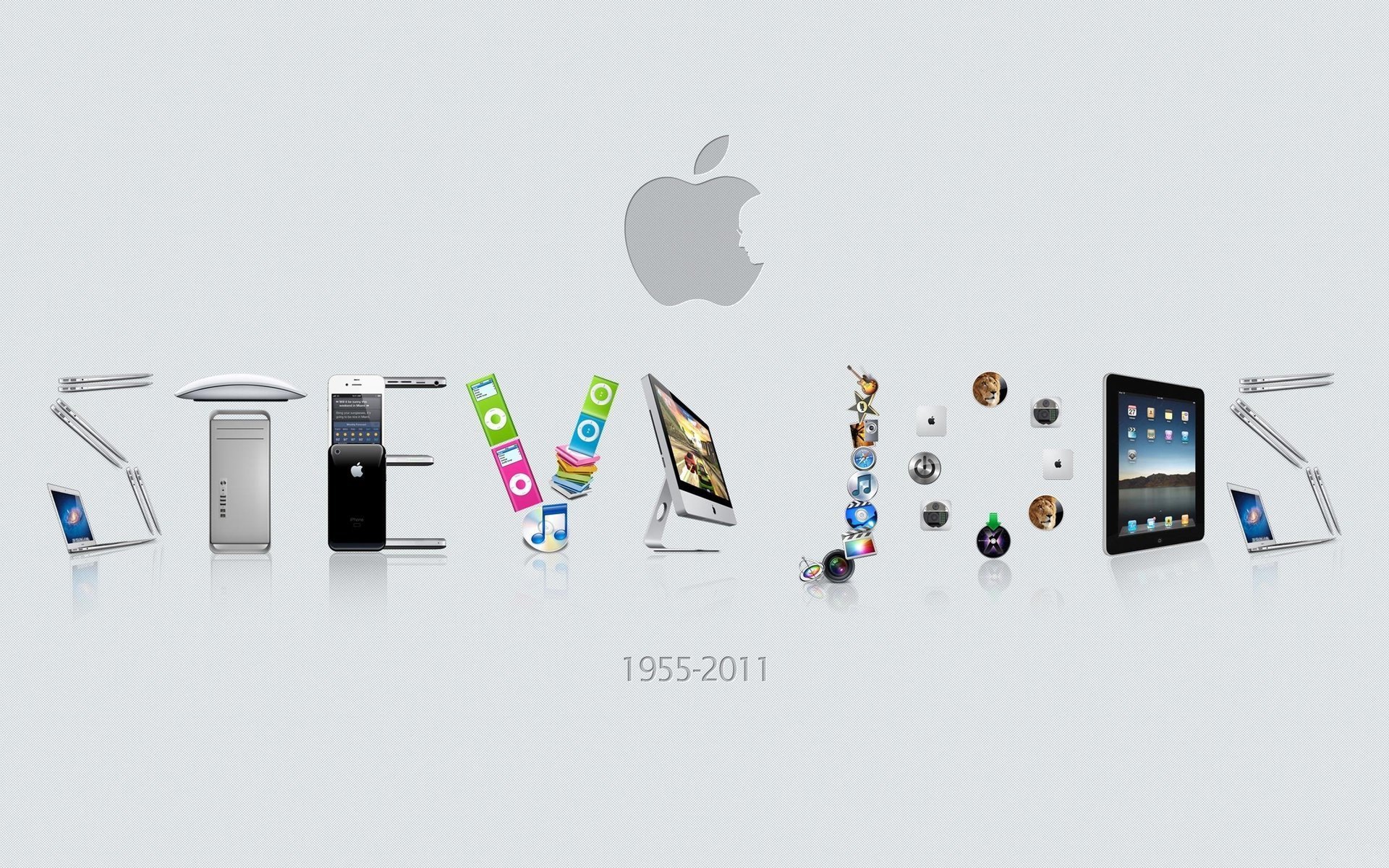 steve jobs 1955-2011 apple tapety