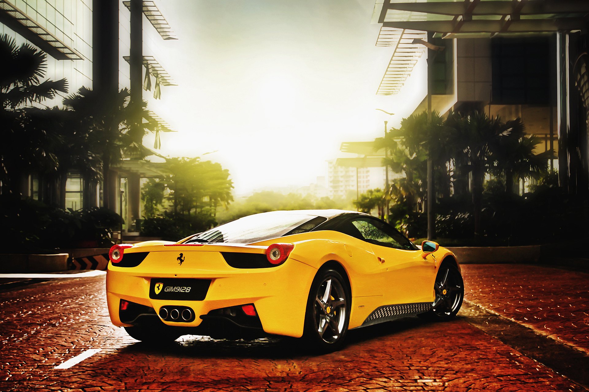 ferrari italia ferrari italie jaune soleil