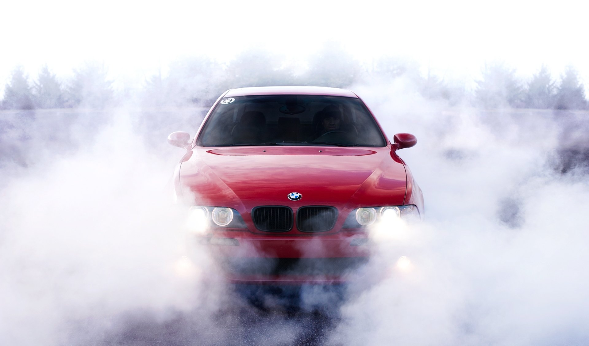 coche papel pintado bmw m5 e39 burnout imola rojo humo bmw m5 deslizamiento rojo coche papel pintado