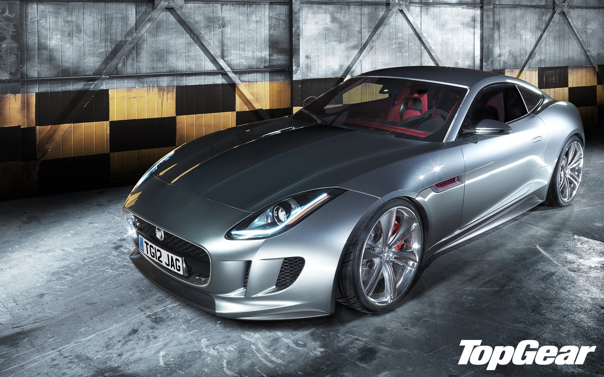 top gear top getriebe top getriebe beste sendung jaguar c-x16 konzept jaguar t-x16 konzept front sportwagen silber hangar