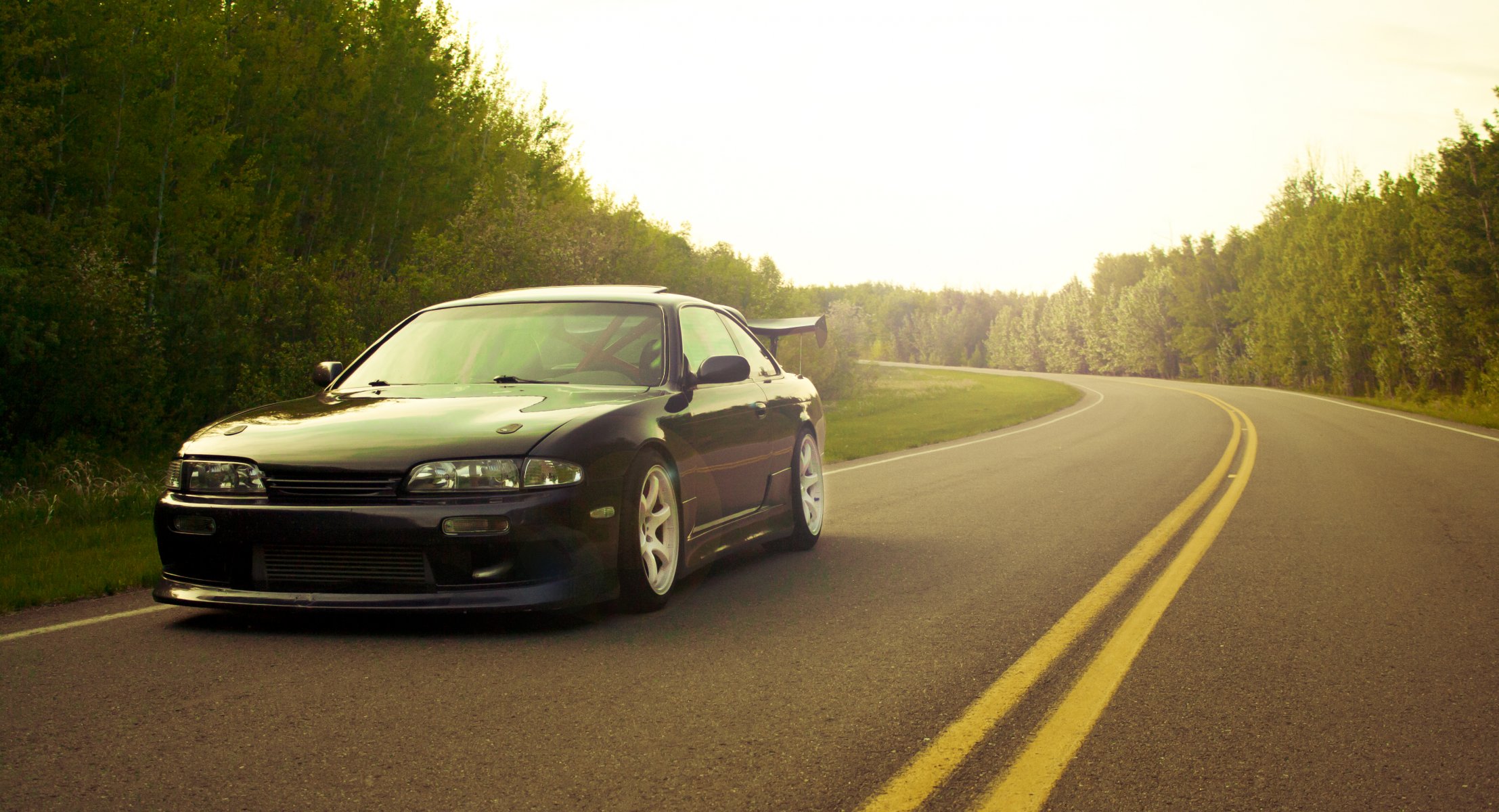 auto voitures nissan s14 tuning auto tuning papier peint auto murs sags route photo machiniy