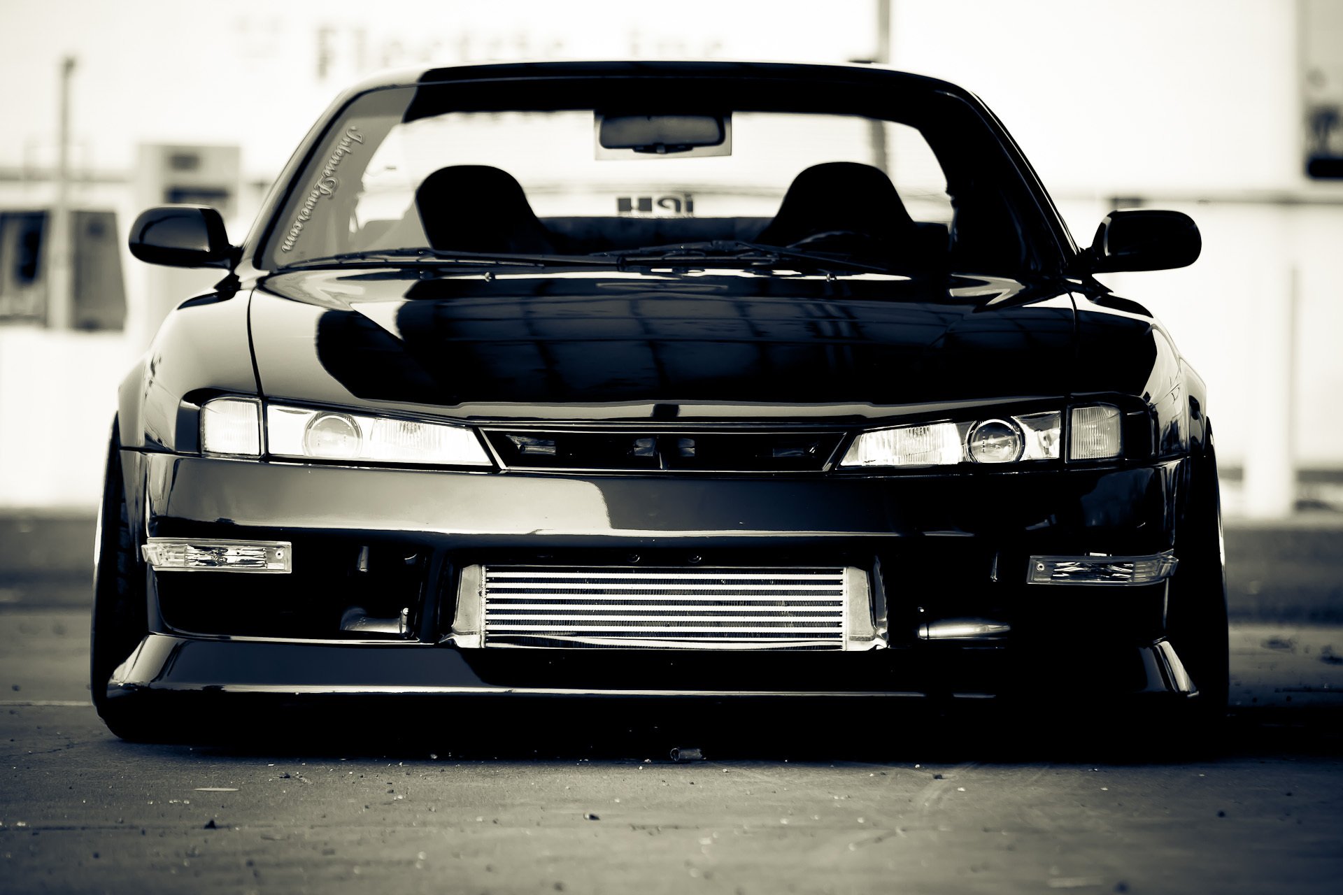 nissan sylvia s14 czarny nissan