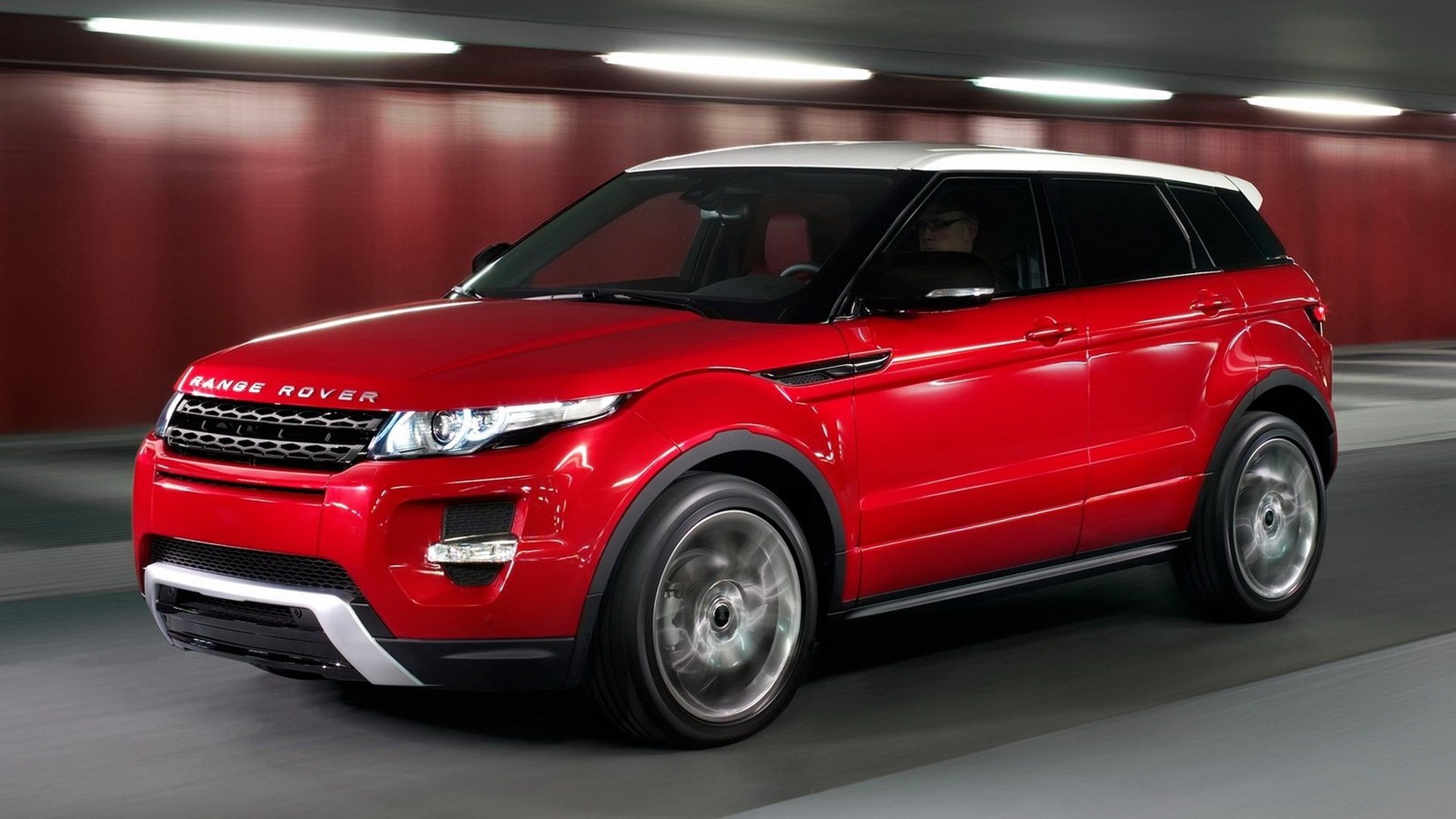 land rover range rover evoque auto coche crossover rojo rango rover tierra evoque