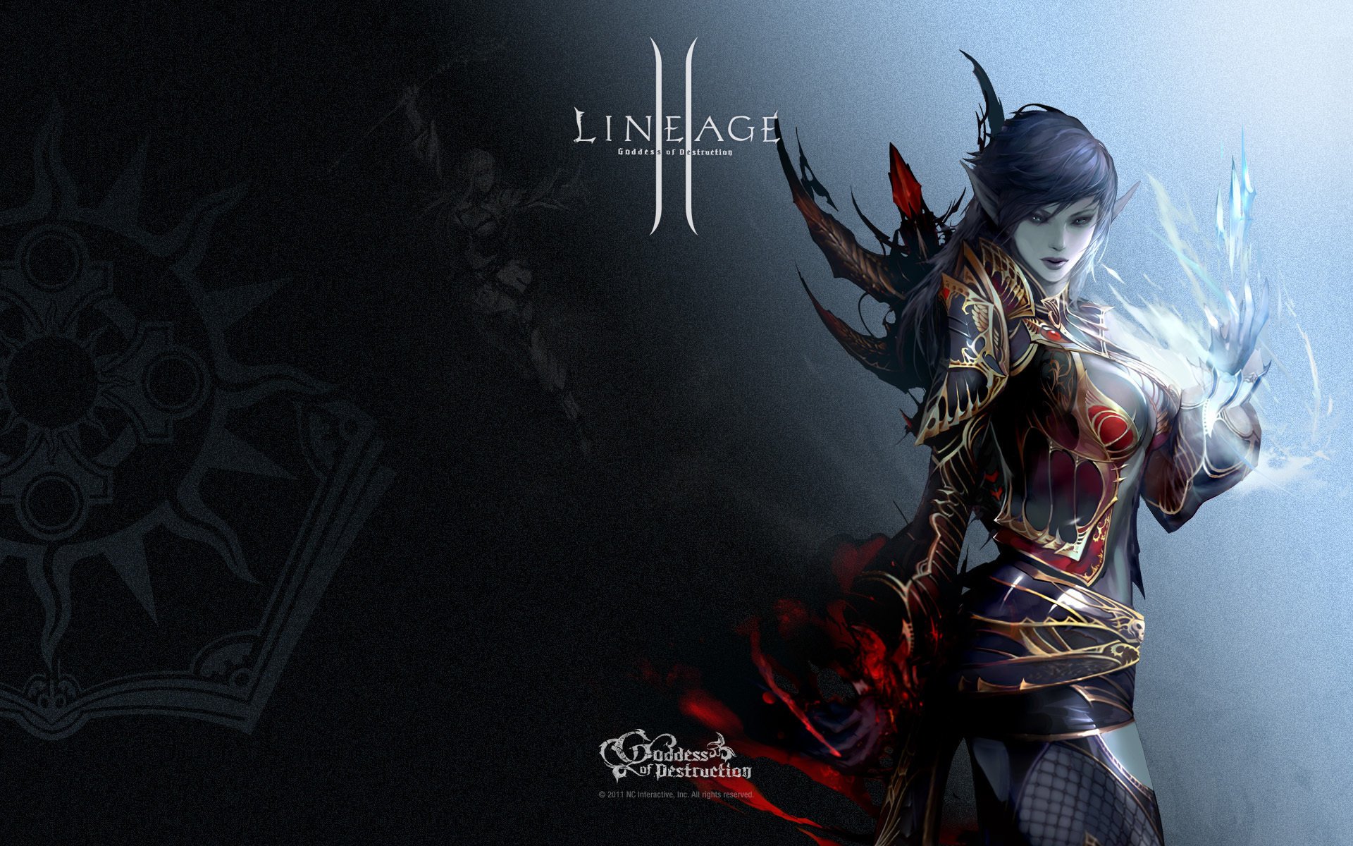 lineage 2 awakening feoh wizard goddess of destruction alineación dark elf