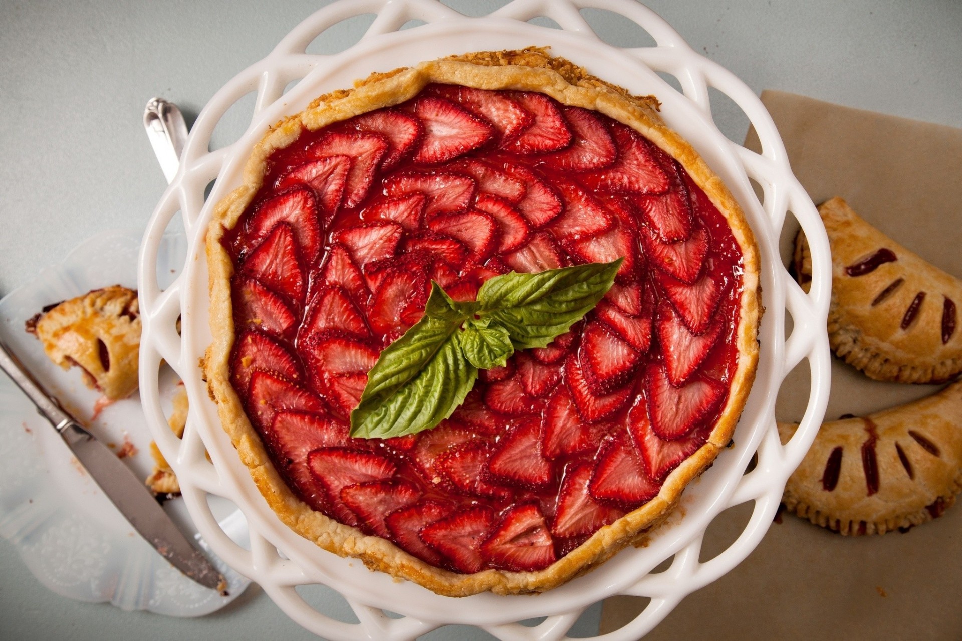 galettes fraises gâteau