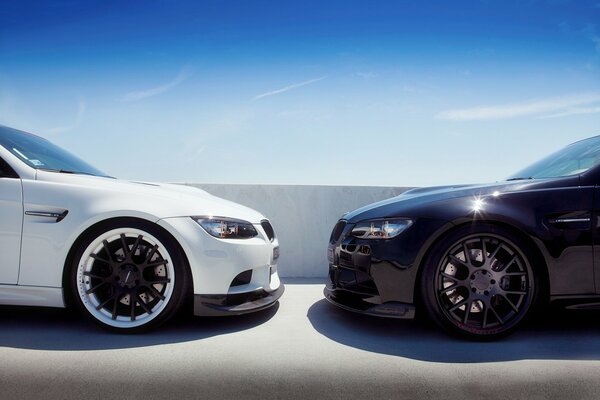 Photo bmw 3 series black and white