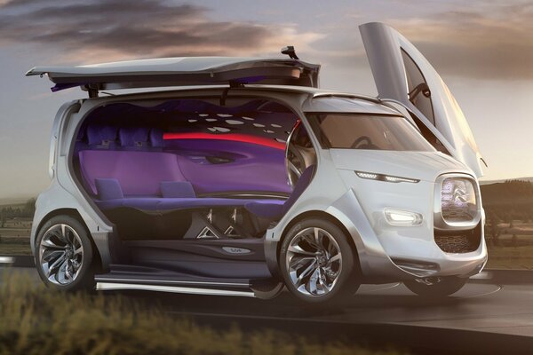 The concept of a minivan car from Citroen