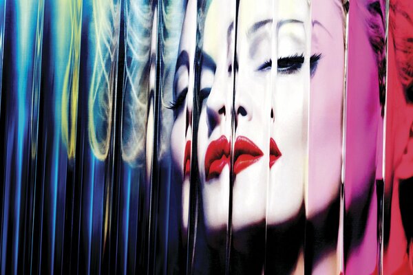 Портрет певицы Мадонны с обложки альбома