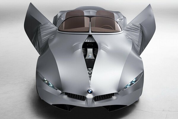 Concepto del coche de BMW del gris