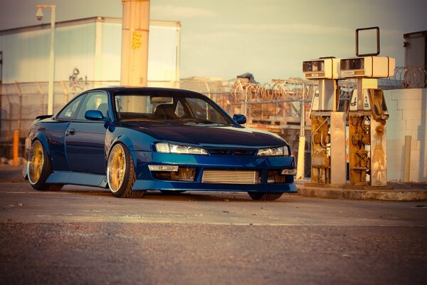Nissan Silvia azul