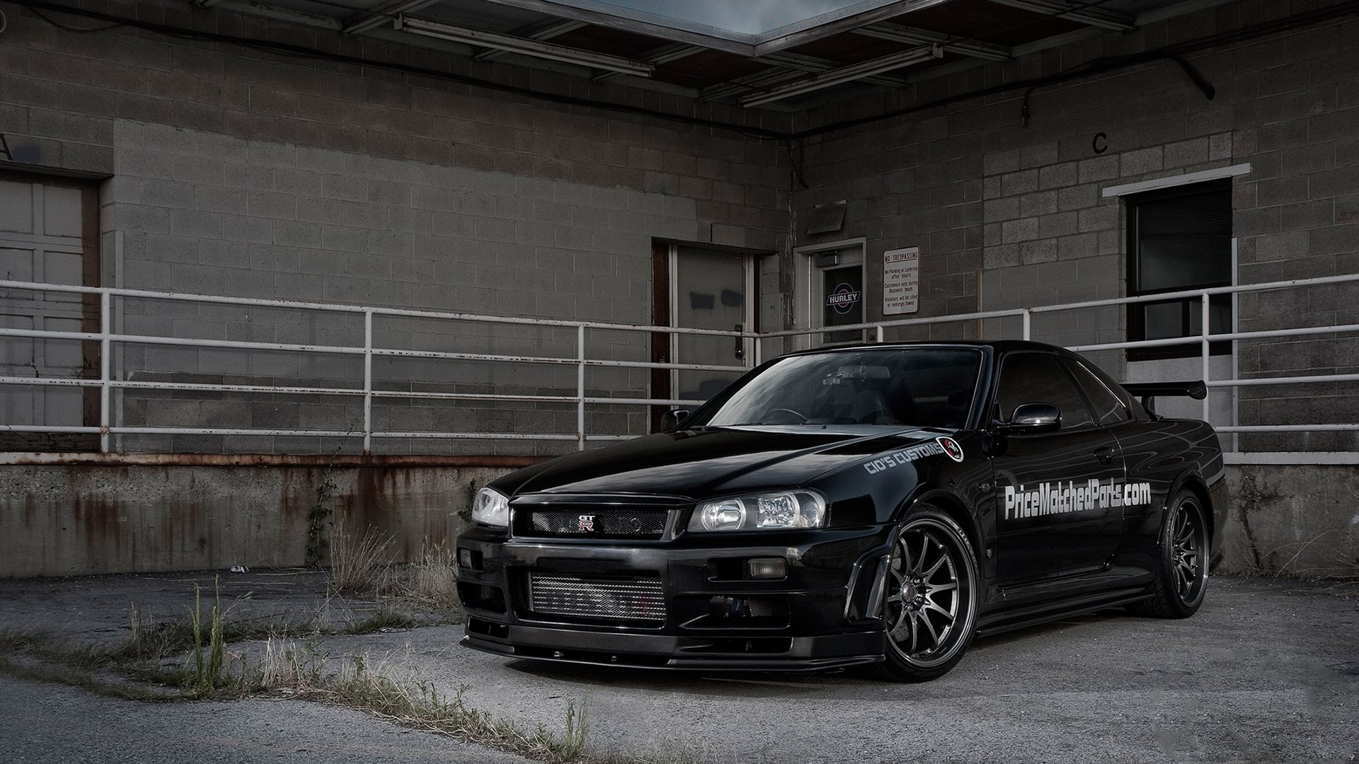 nissan skyline black