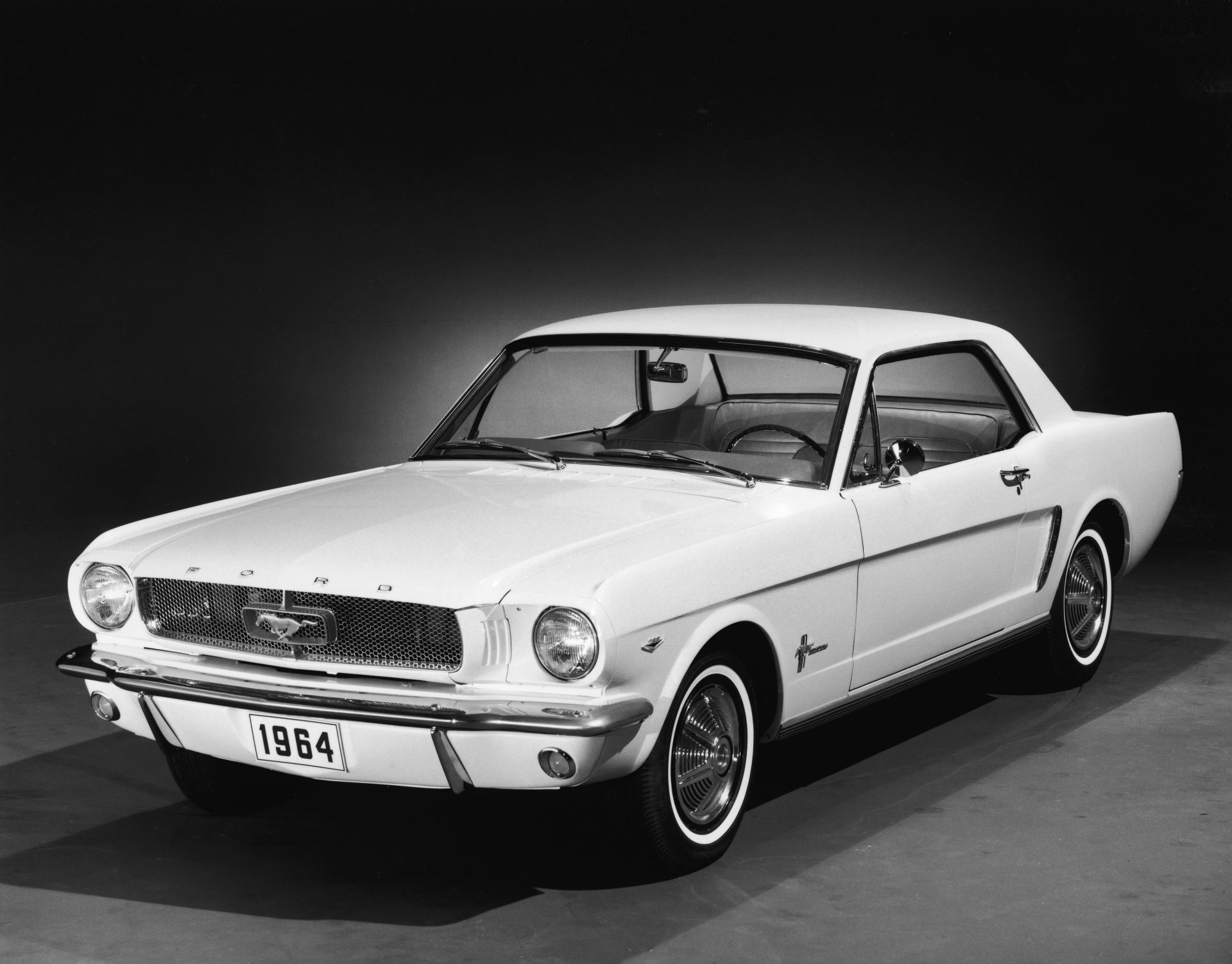 ford mustang 1964 auto bianca ford