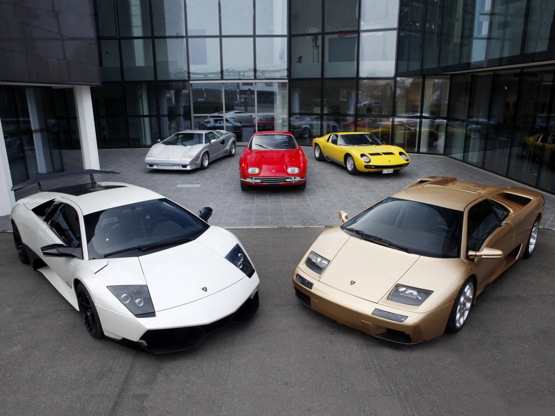 lamborghini murcielago diablo countach 350 gt miura