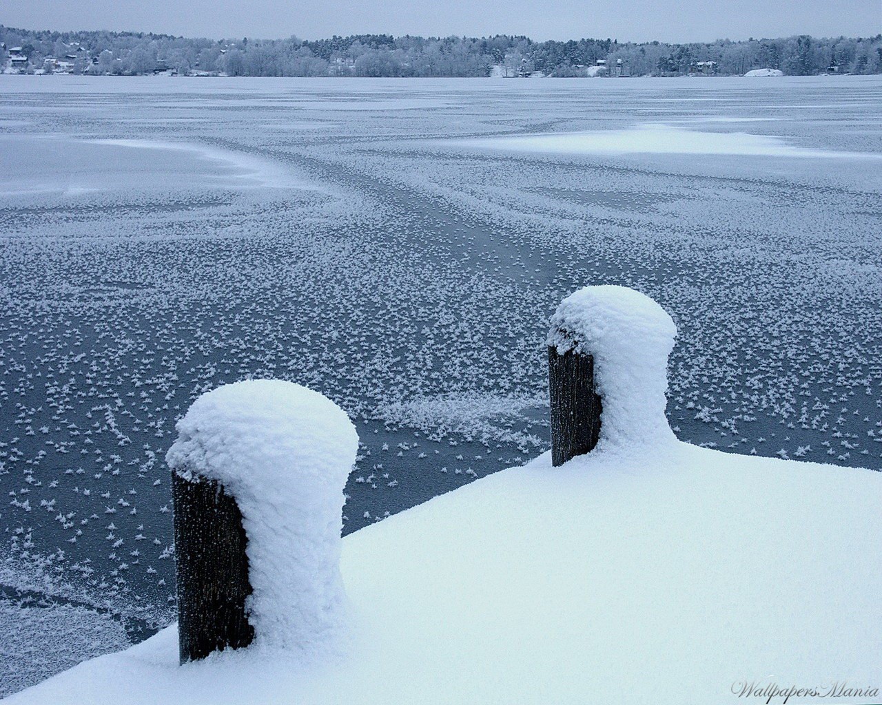 quai neige hiver