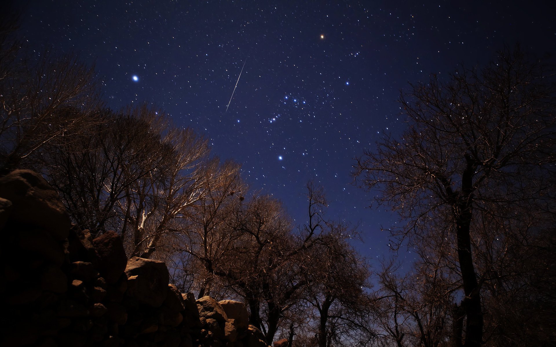 iran meteor geminids star