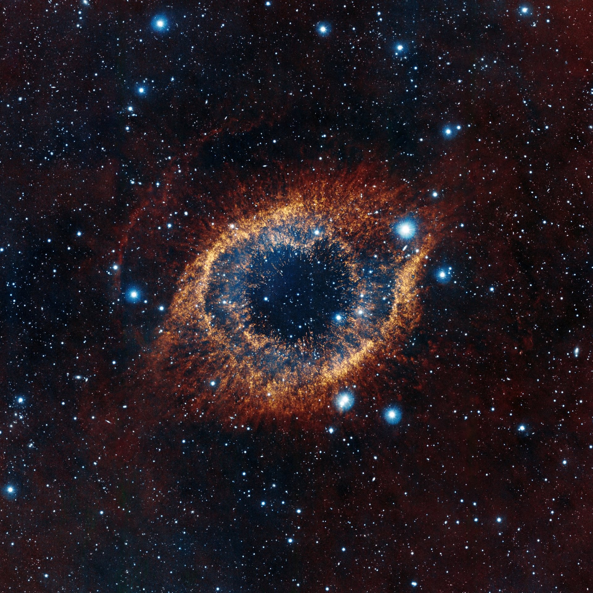 wassermann helix konstellation nebula schnecke nebel