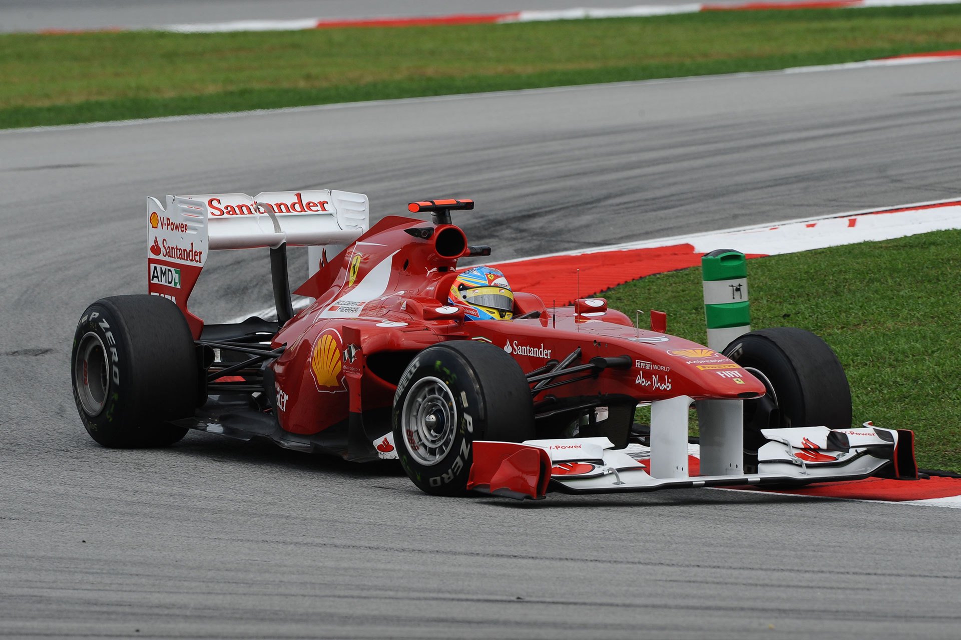 formuła f1 ferrari fernando alonso ferrari 150° italia malezyjski gp kuala lumpur sepange 2011 formuła 1 ferrari