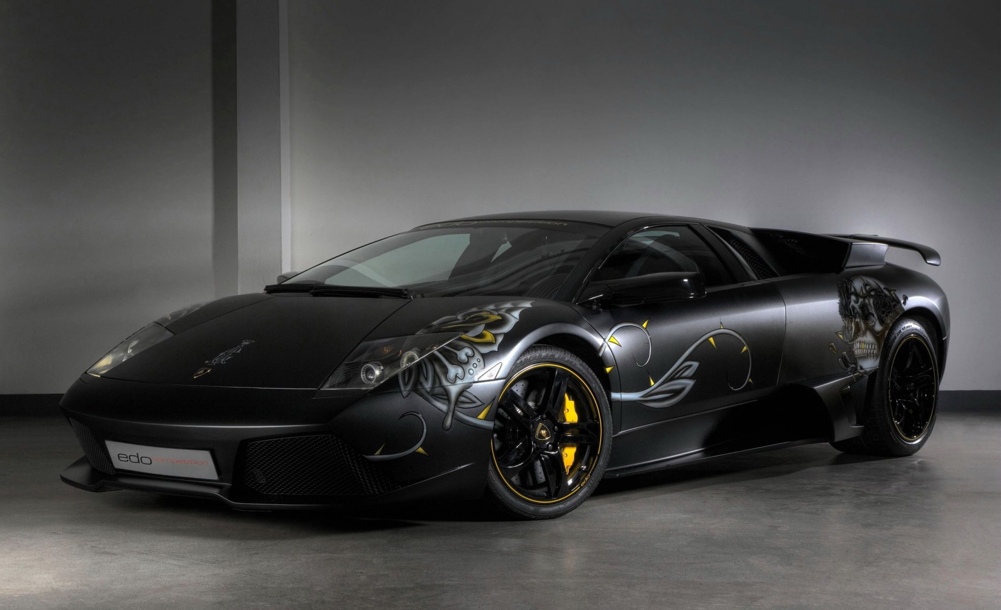 lamborghini lp710 black airbrush