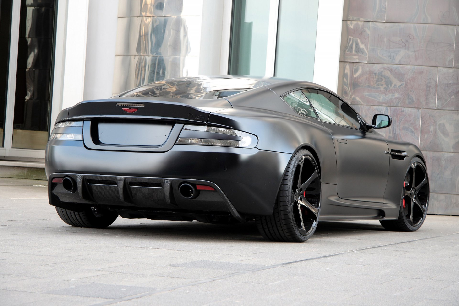 aston martin dbs superior black edition tuning machine car