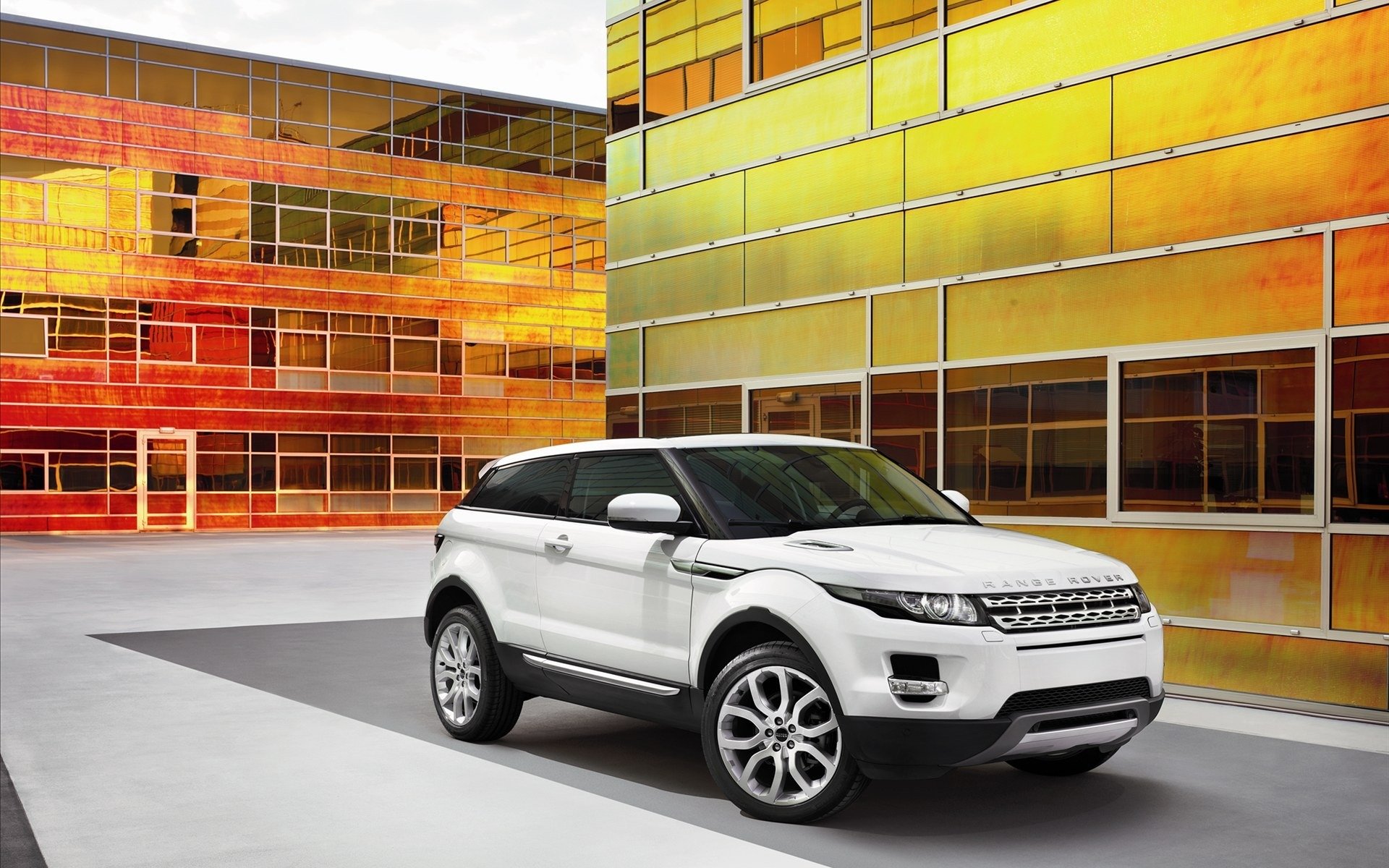 range rover evoque 2011 blanc suv