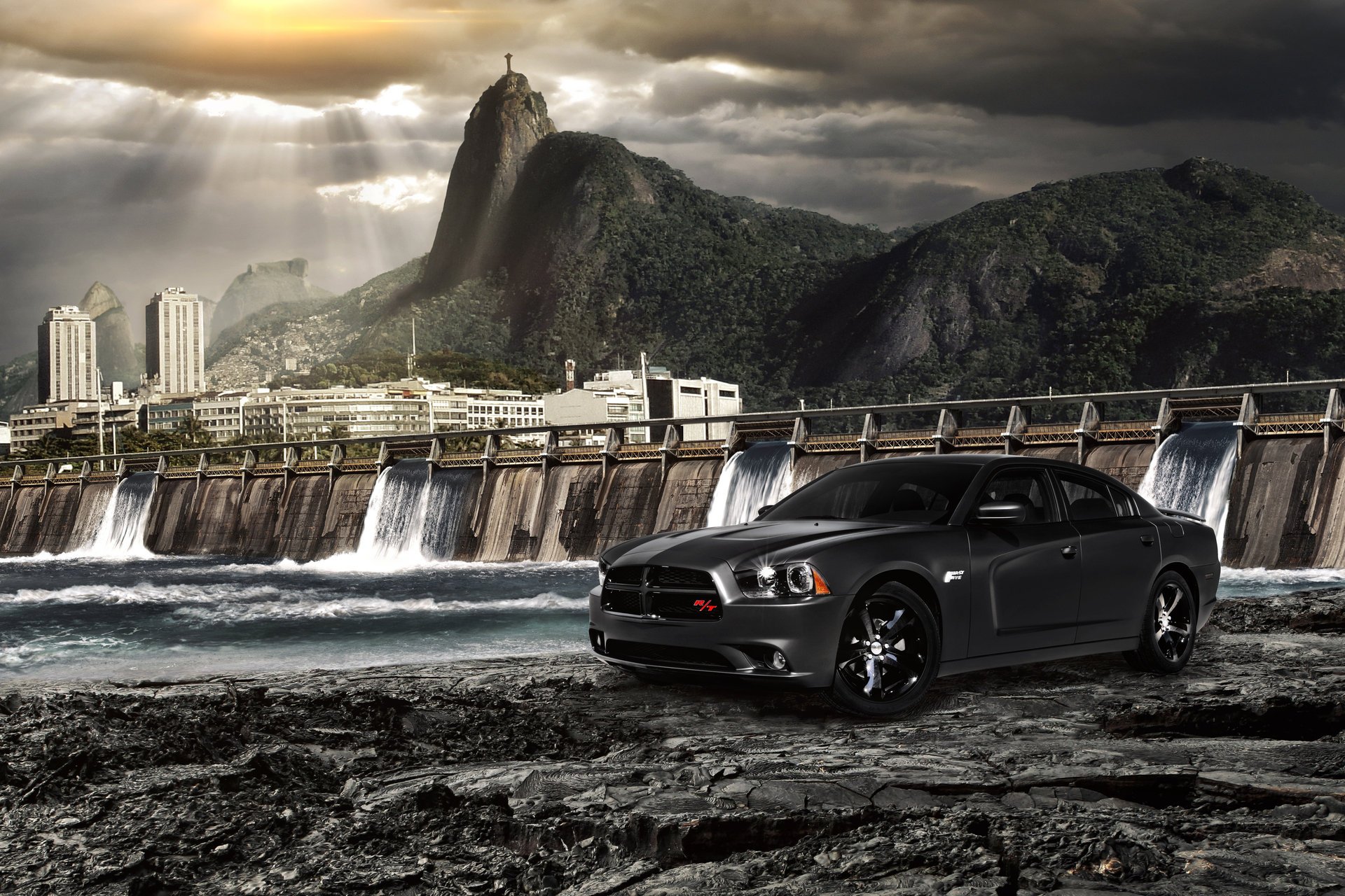 rio de janeiro río de janeiro dodge agua charger fast five dique