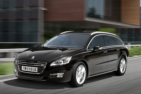 Beautiful black new Peugeot