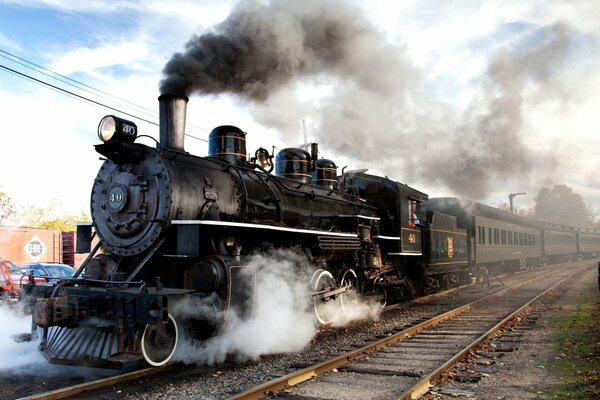 Locomotora en el puesto de combate a pesar de la edad