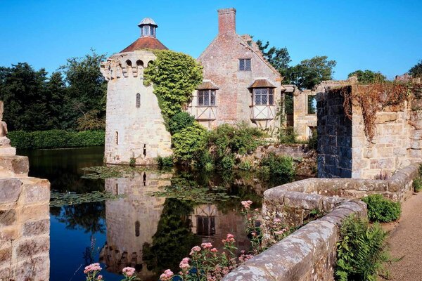 Englisches Schloss in den Morgenstunden