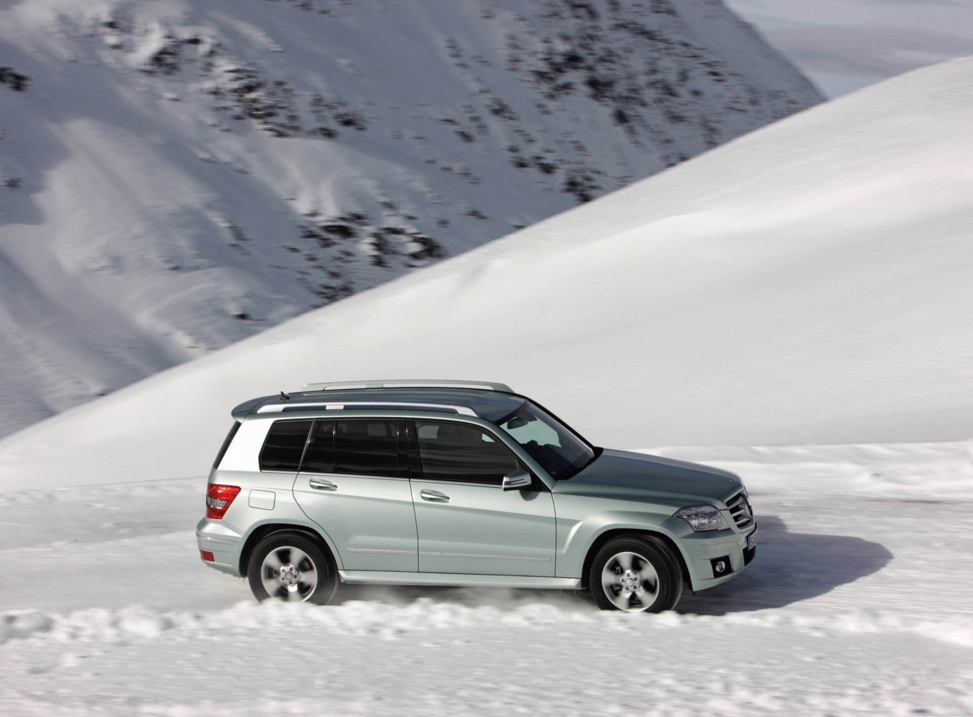 mercedes-benz glk220 cdi invierno montañas