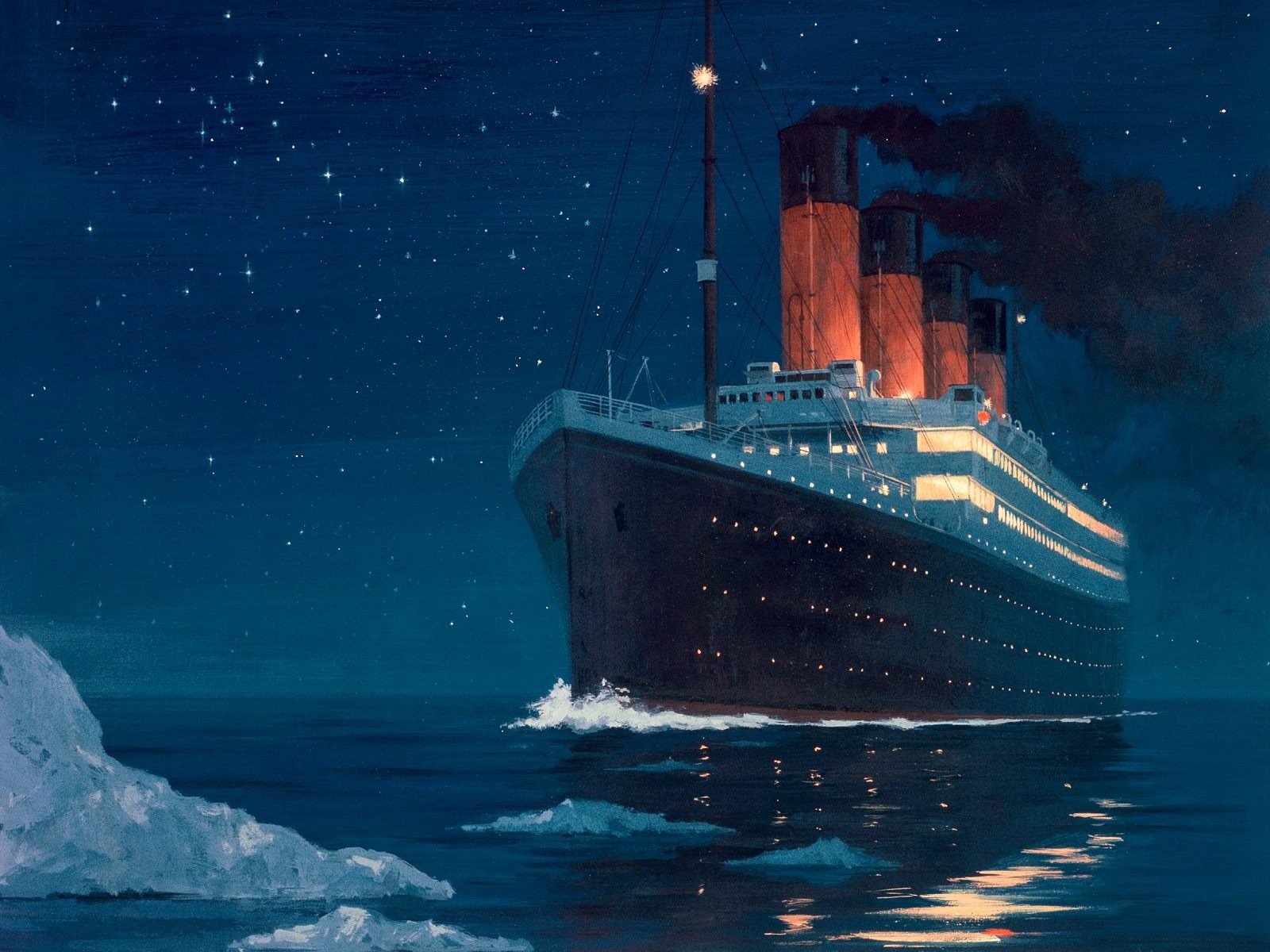 titanic nuit iceberg froid