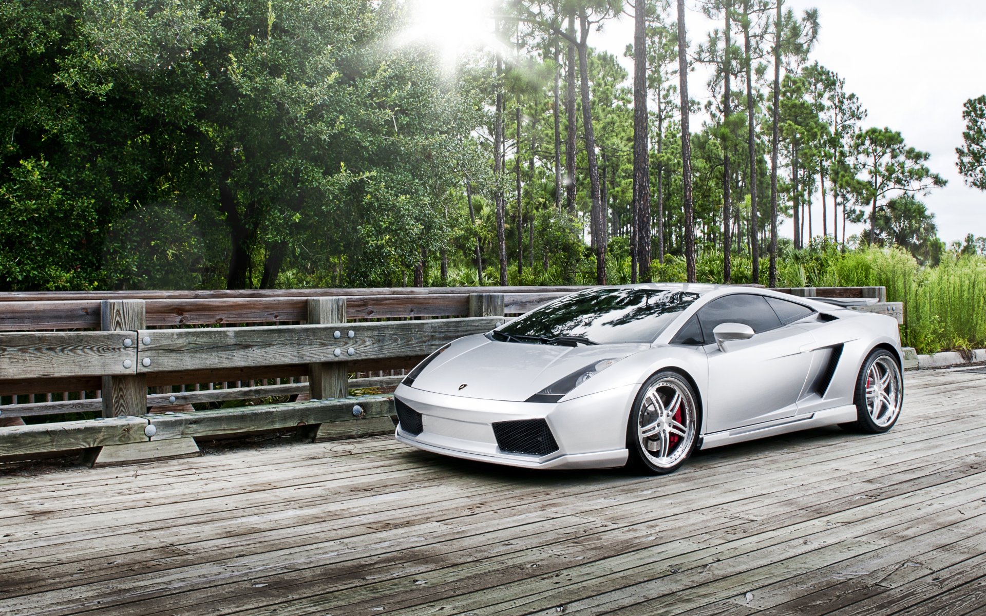 lamborghini gallardo forêt tuning