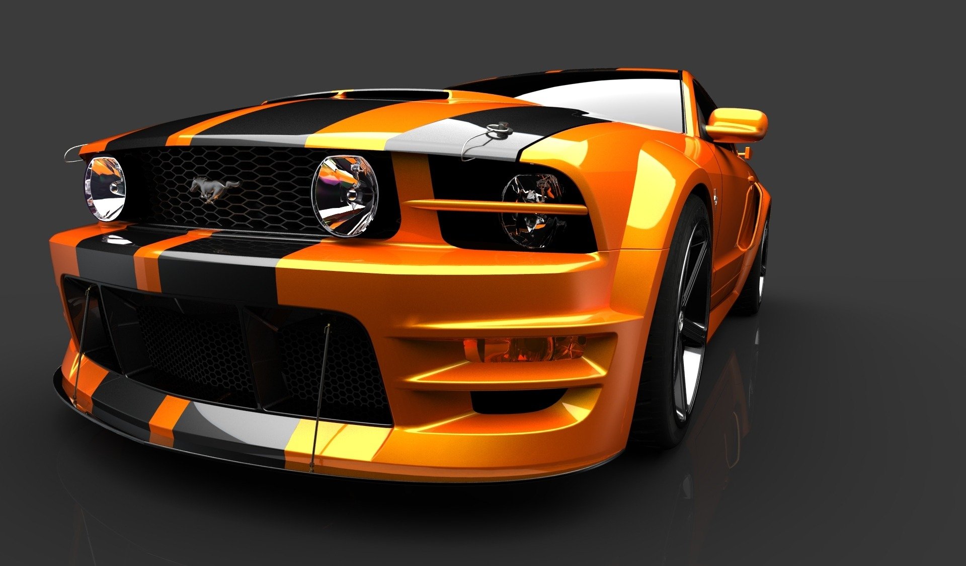 orange county ford mustang