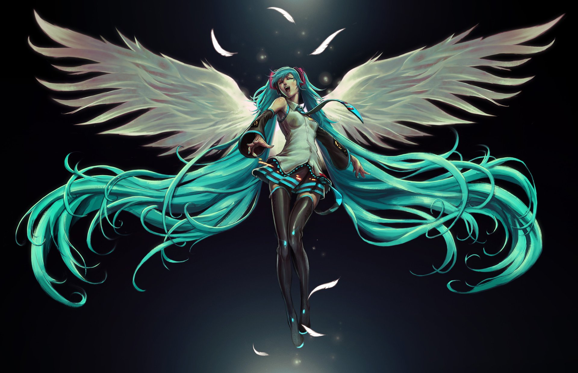 ángel chica hatsune miku