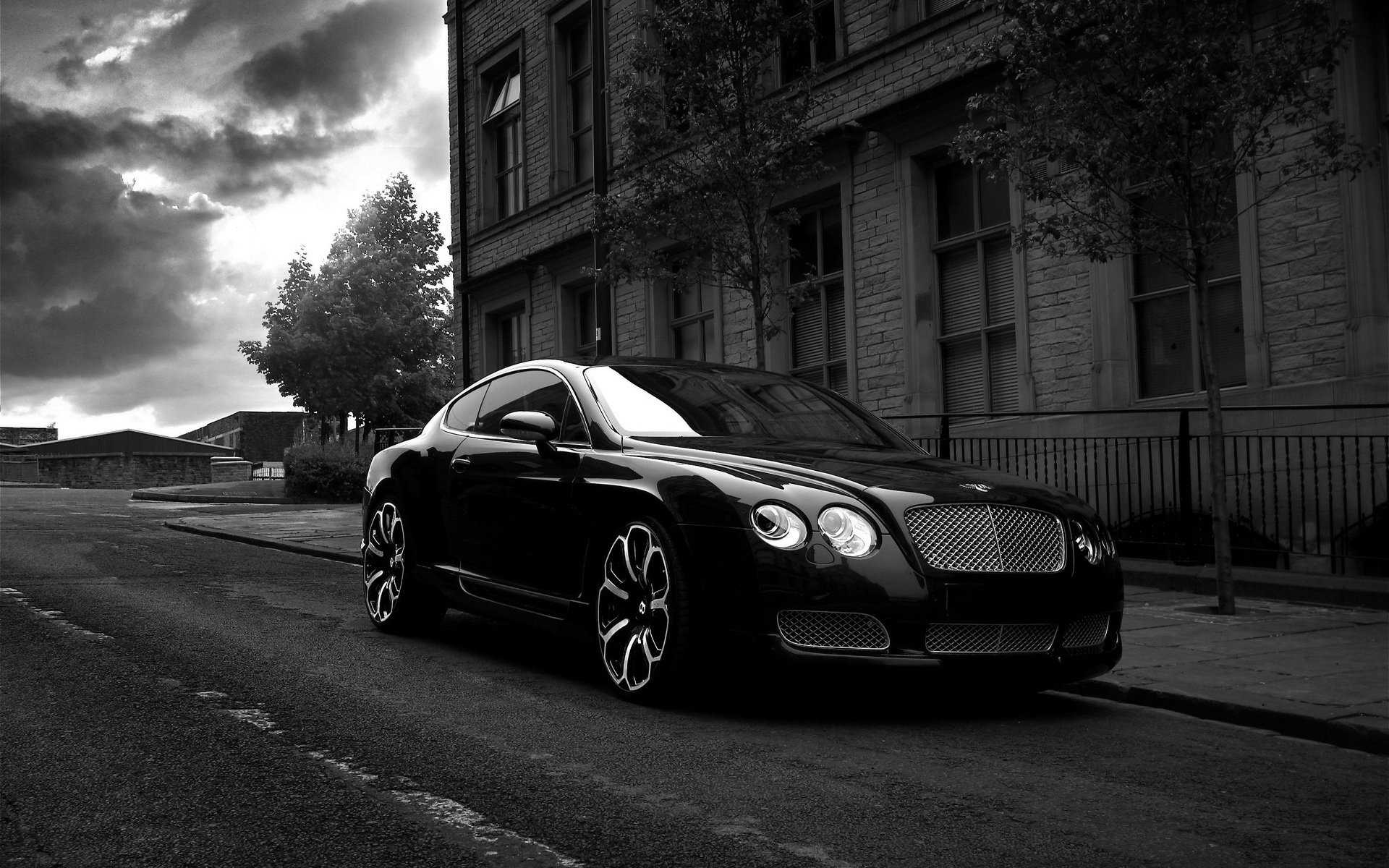 project kahn bentley gts black edition czarny szary & biały