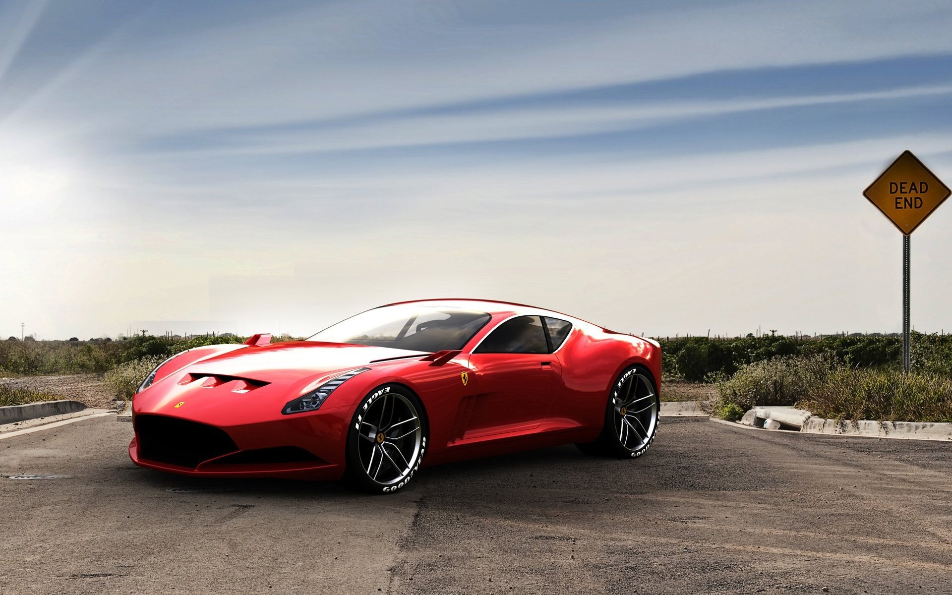 rojo coche deportivo ferrari 612 gto rojo