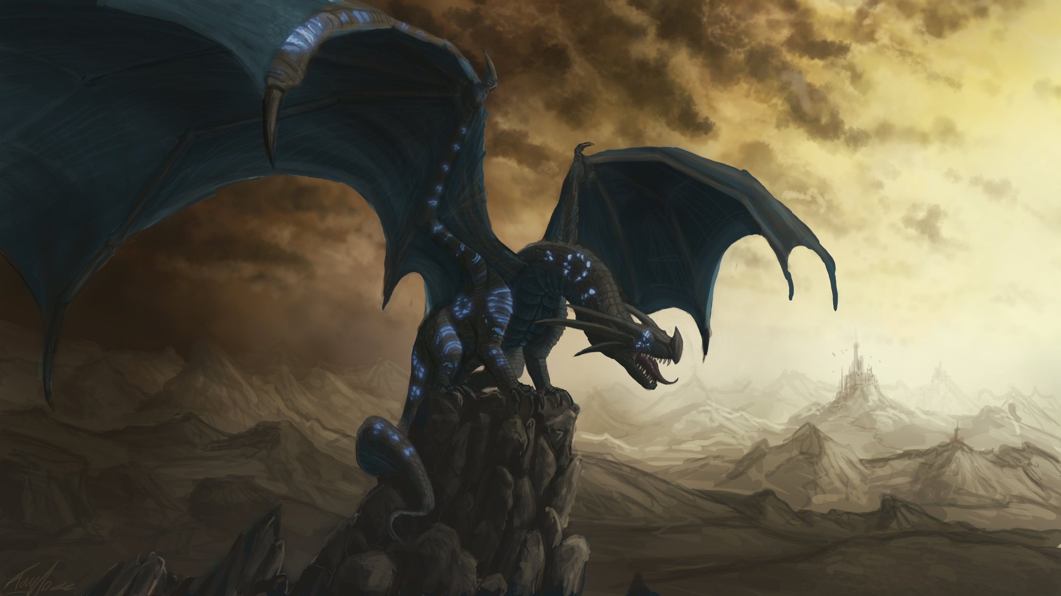 black rocks dragon