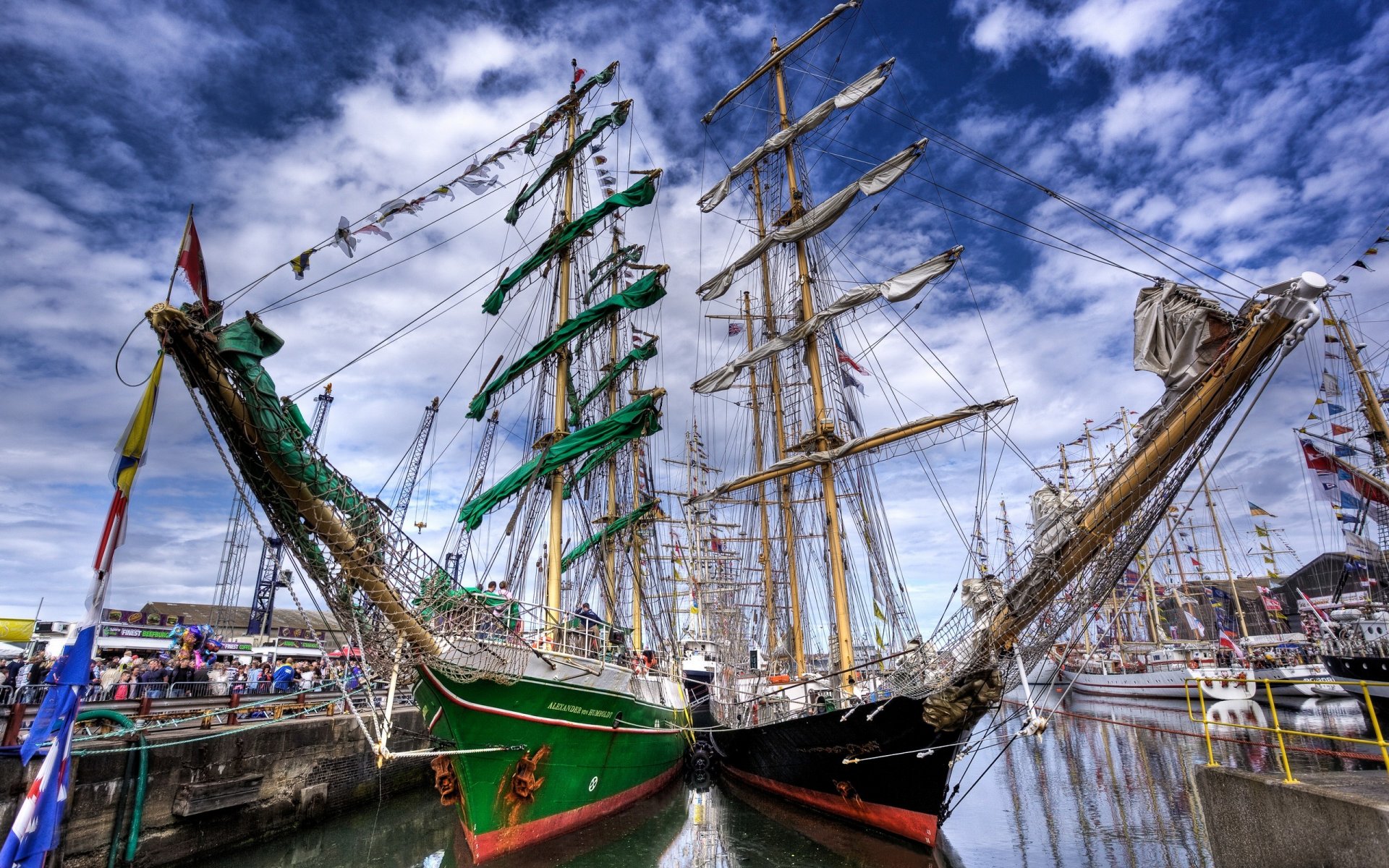 pier wallpaper yacht ship