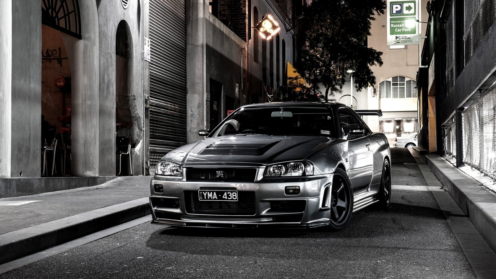 bnr34 japan nissan grey street car wallpapers skyline