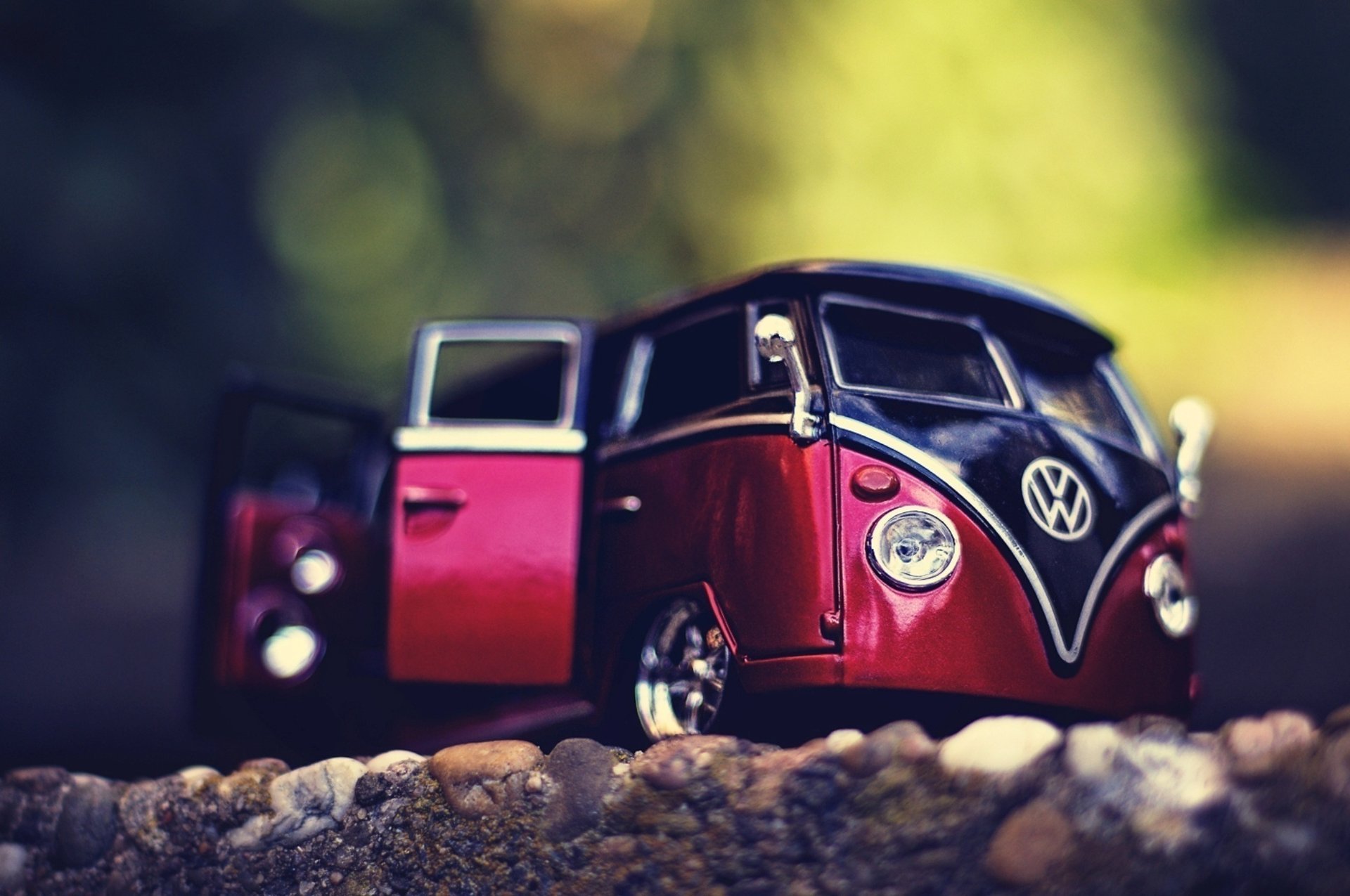 volkswagen macro coche juguete