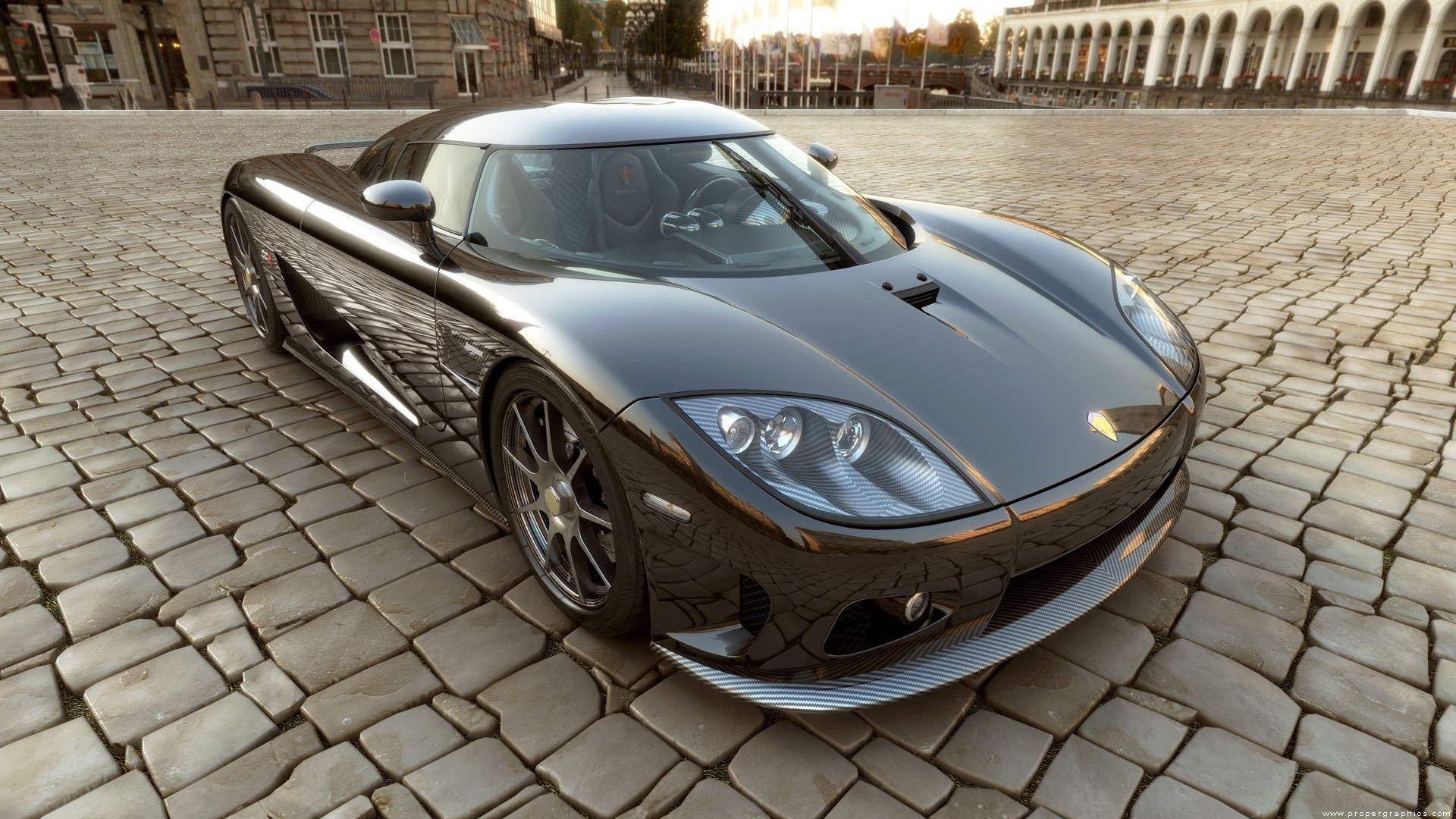 kostka brukowa miasto koenigsegg ccx