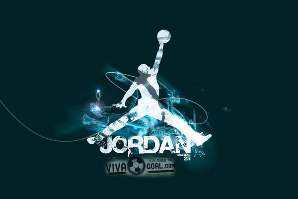 Basketball-Legende Jordan sein hervorgehobener Graffiti-Sprung-Look