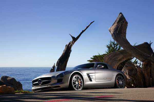 Schöner mercedes sls amg Feuer