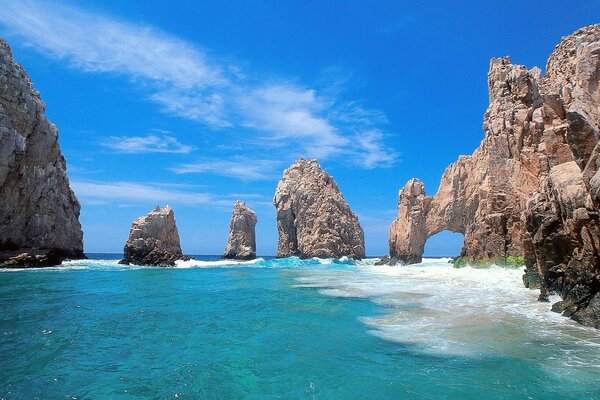 Mar en México en Cobo San Lucas