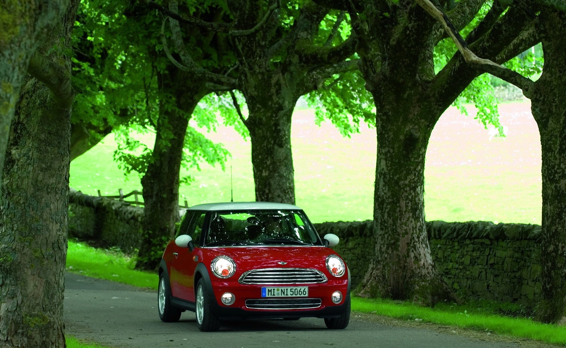 mini red machinery nature