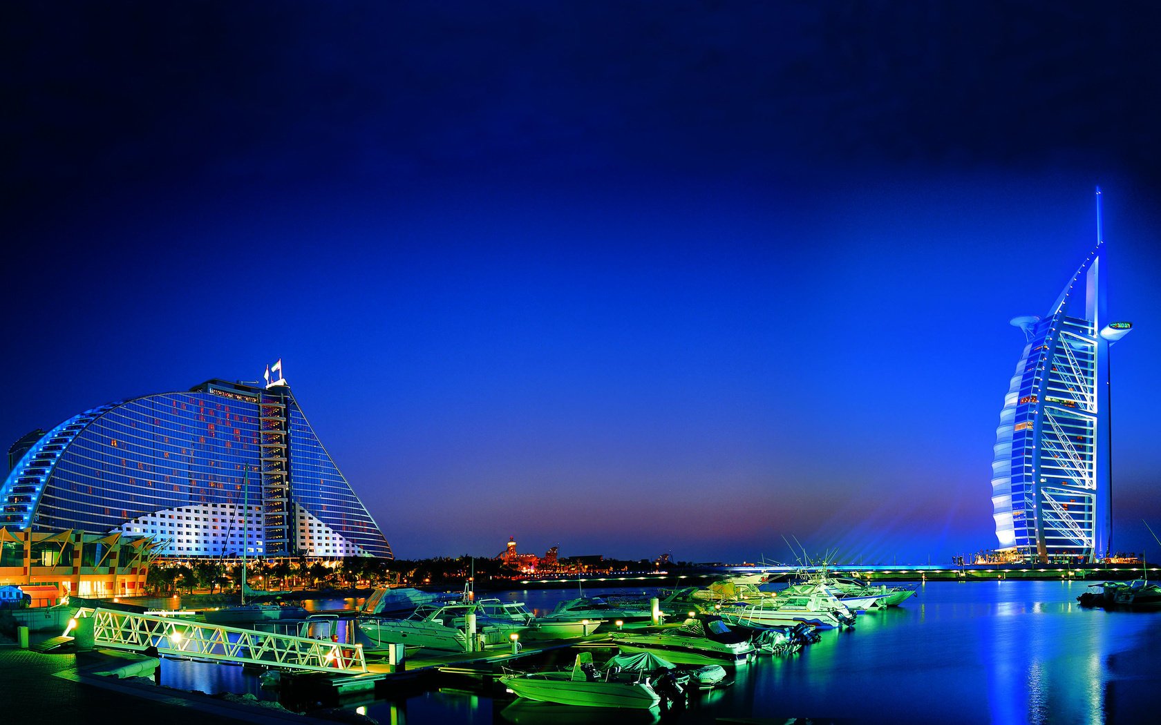 jumeirah beach hotel nuit ville dubaï