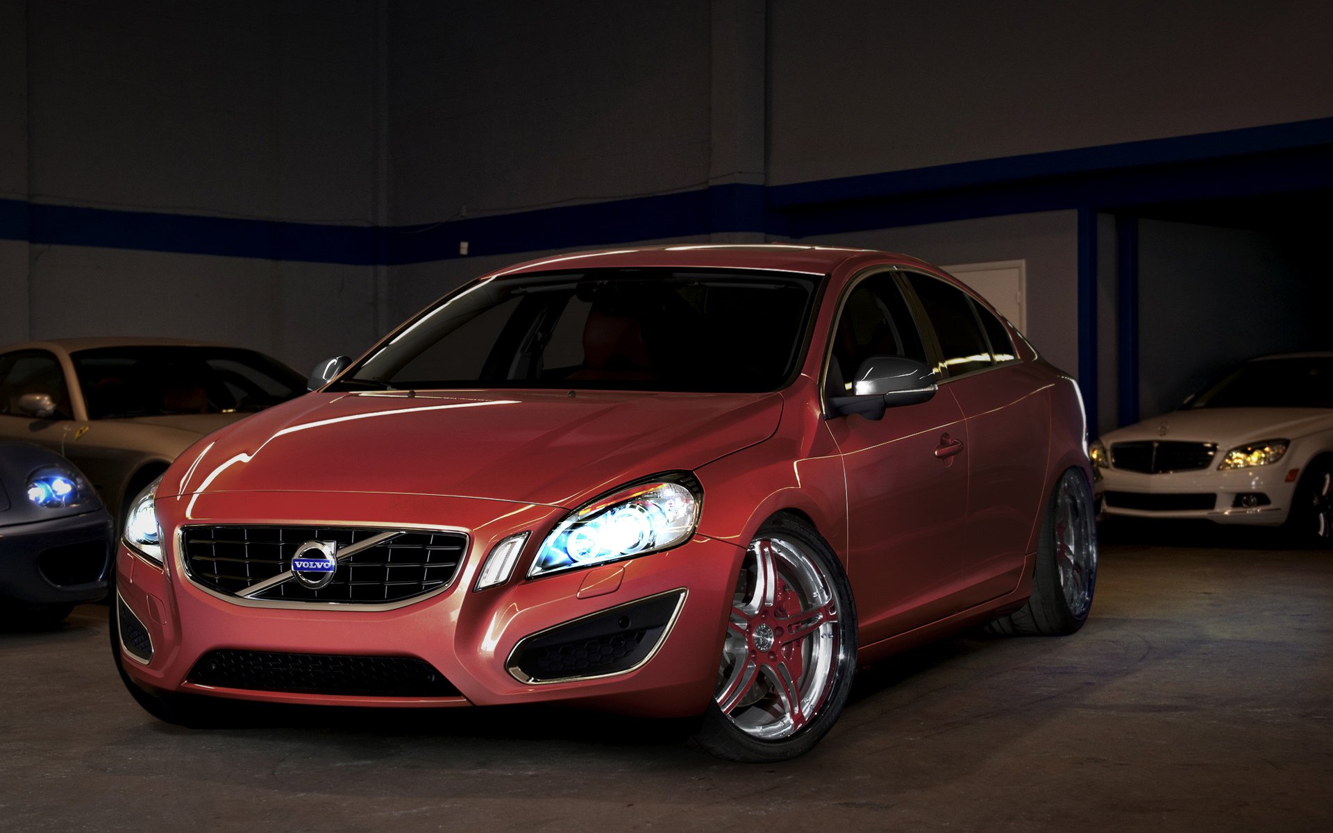 rosso volvo cerchi classe