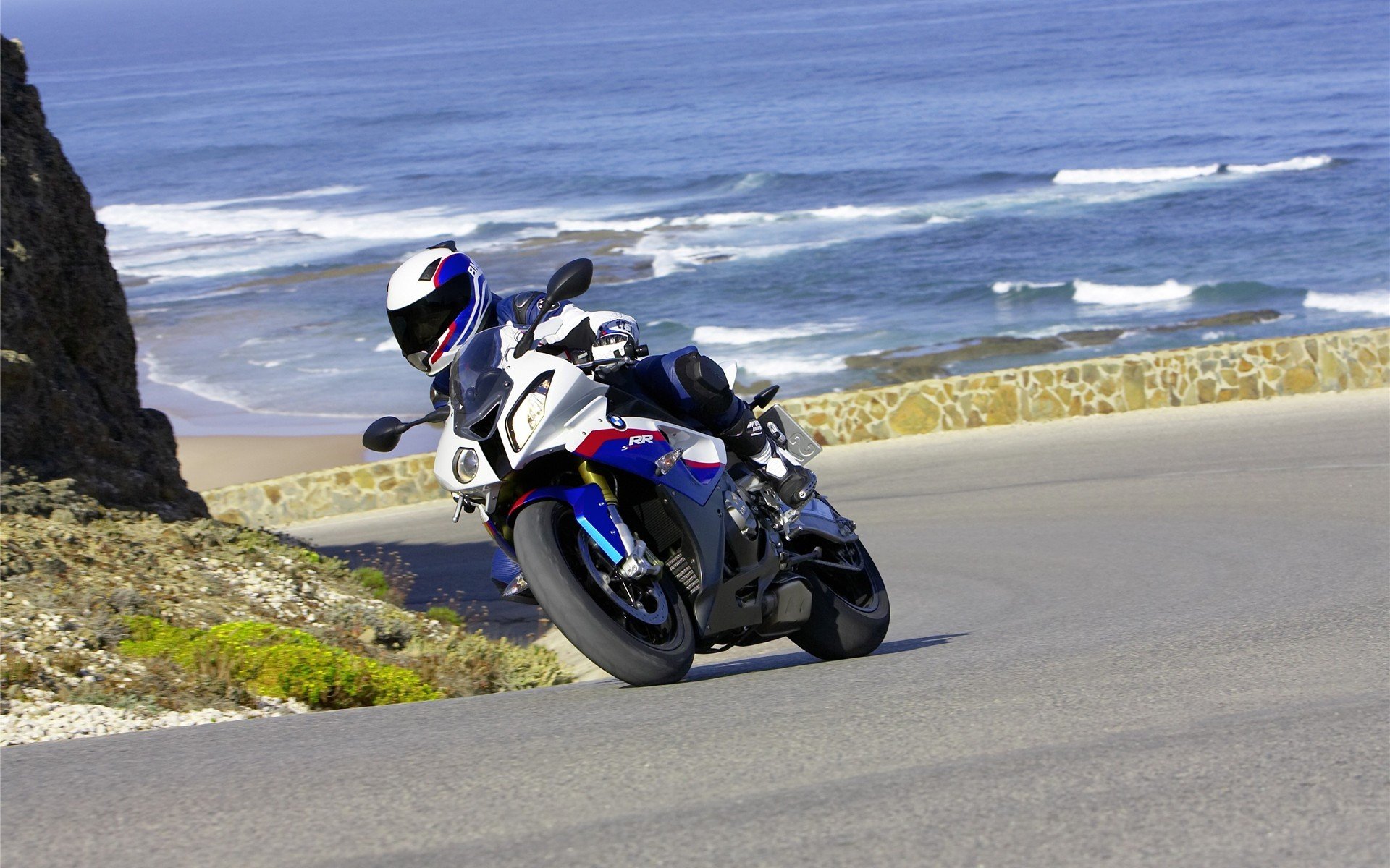 motorcycles bikes road rock mountain water ocean sea summer trip trips sport