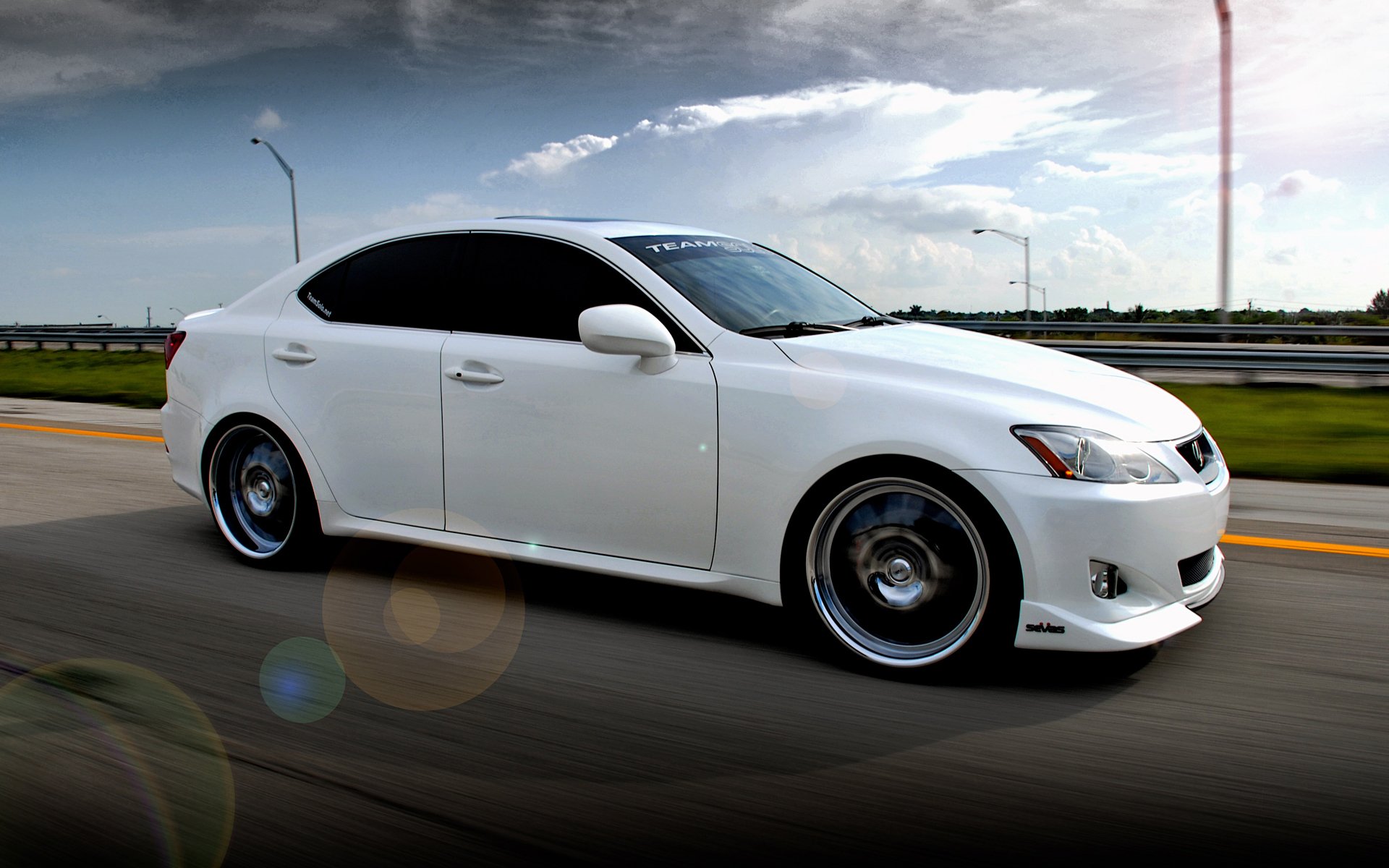 coches carretera papel pintado auto lexus nubes lexus fresco is350 sedán blanco coches paredes