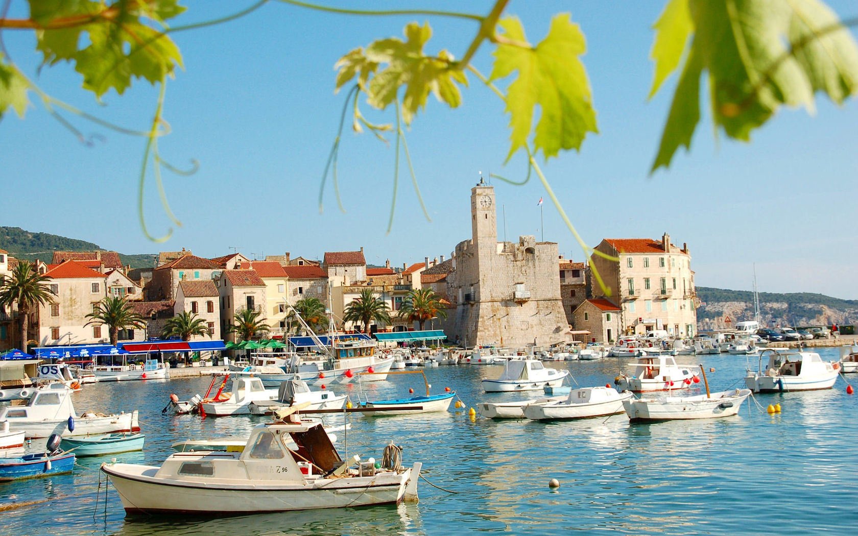 kroatien jadran komiža meer stadt